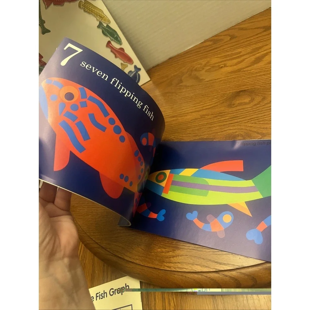 Vintage Lakeshore Fish Eyes Activity Kit LA677 Complete Lois Ehlert Math Center